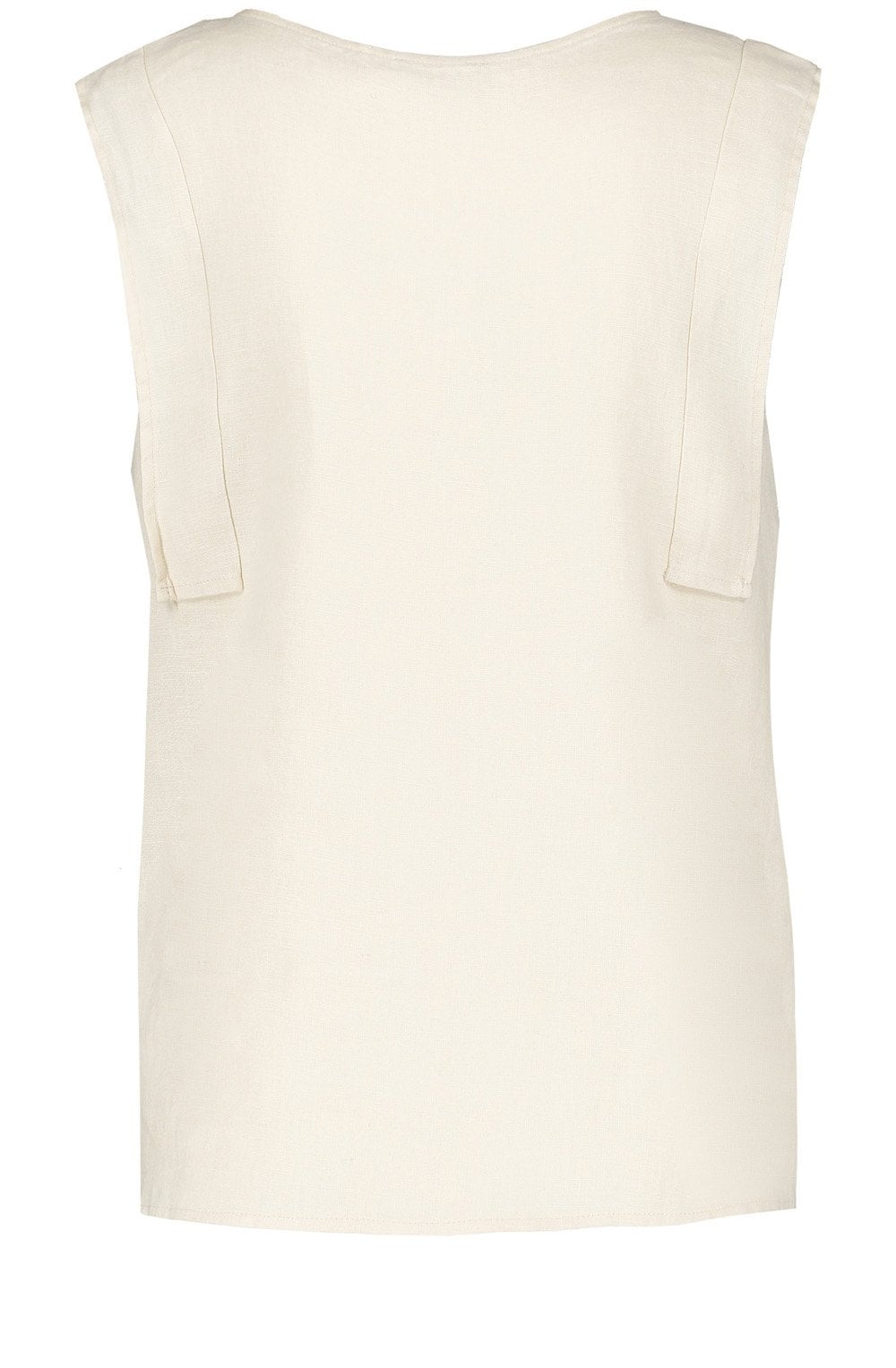 Oatmeal Linen Blouse Top