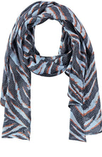 Obsidian Blue Pattern Lightweight Scarf