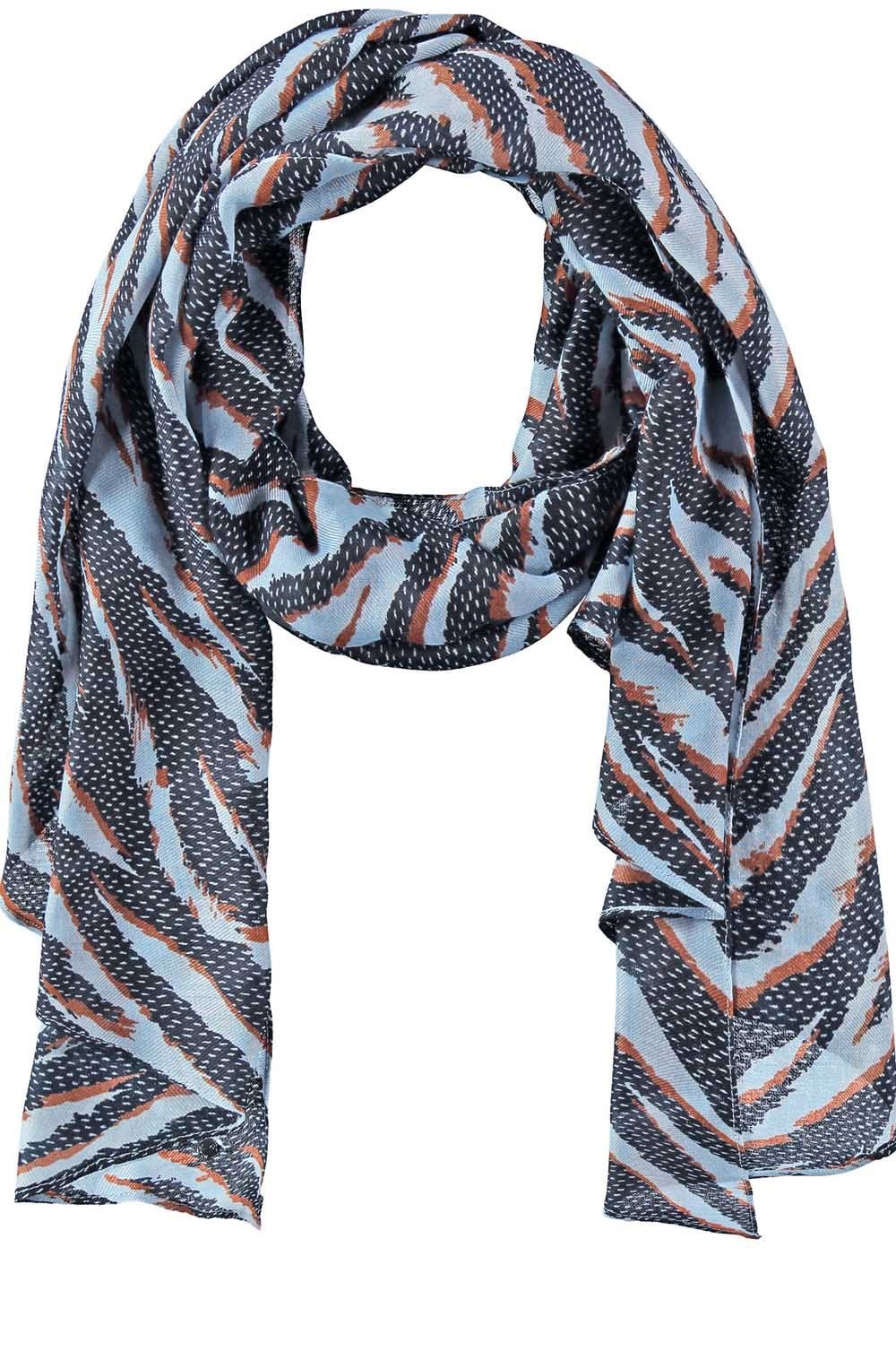 Obsidian Blue Pattern Lightweight Scarf
