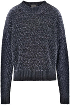 Obsidian Blue Thick Knit Jumper