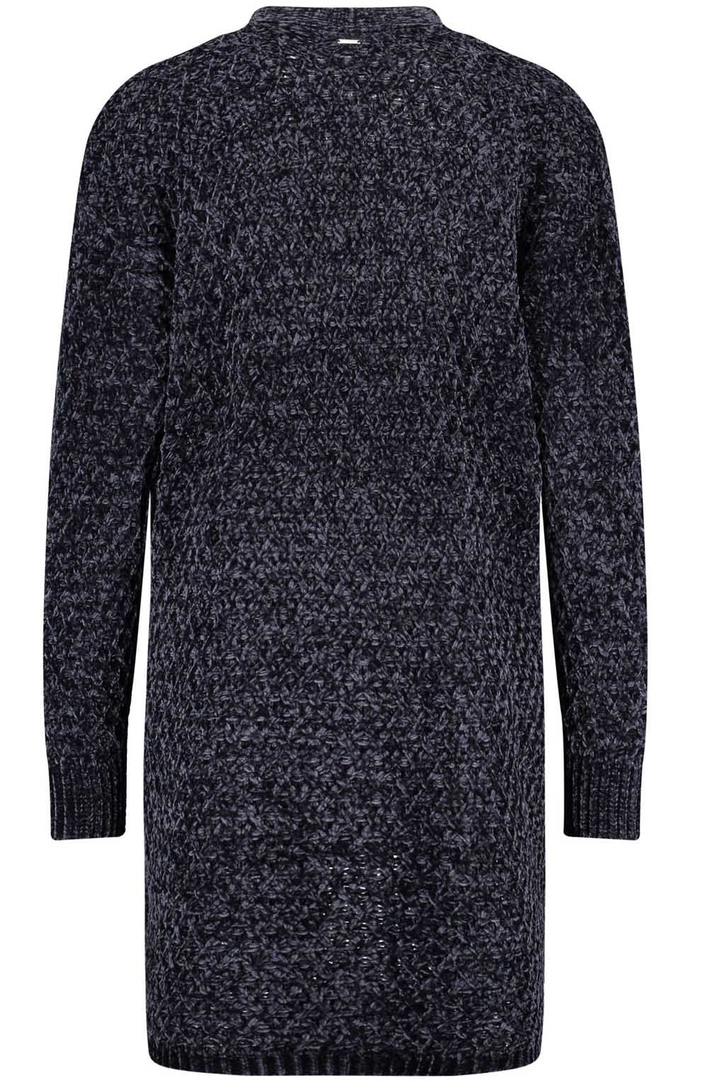 Obsidian Blue Thick Knit Long Cardigan