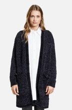 Obsidian Blue Thick Knit Long Cardigan