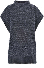 Obsidian Blue Thick Knit Pullover
