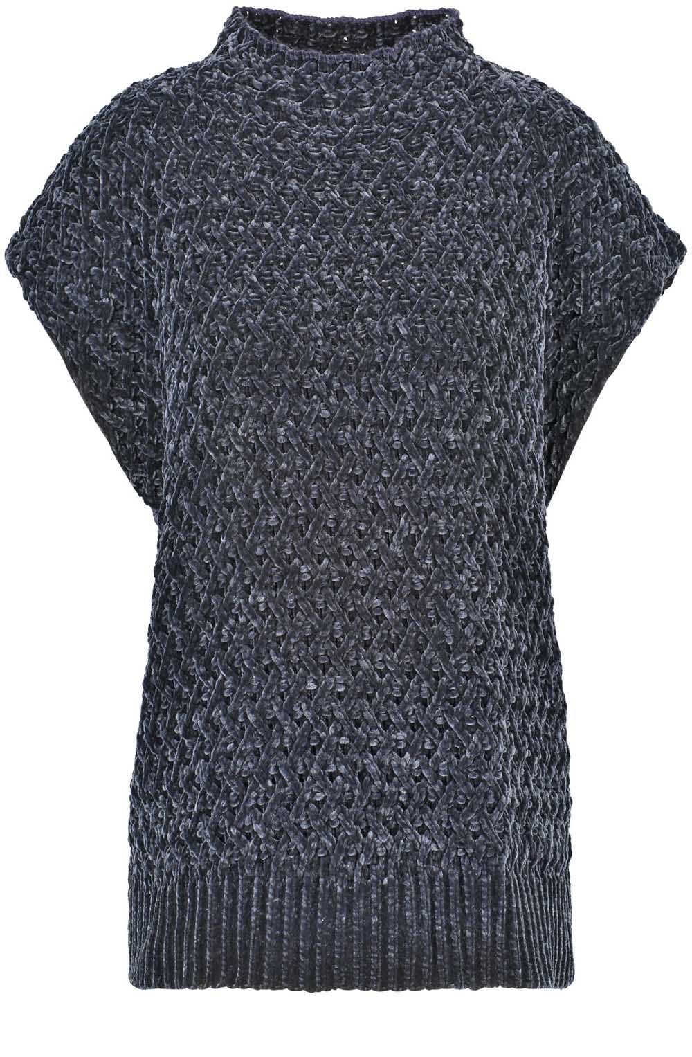 Obsidian Blue Thick Knit Pullover