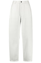 Off White Length Tapered Jeans