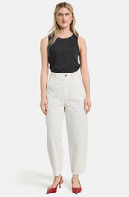 Off White Length Tapered Jeans