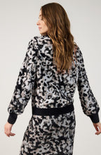 Off White and Black Fluffy Detail Jumper