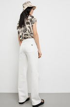 Off White Bootcut Flared Jeans