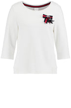 Off White Bow Detailed Top