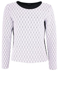 Off White Embossed Top