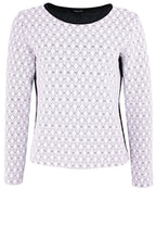 Off White Embossed Top