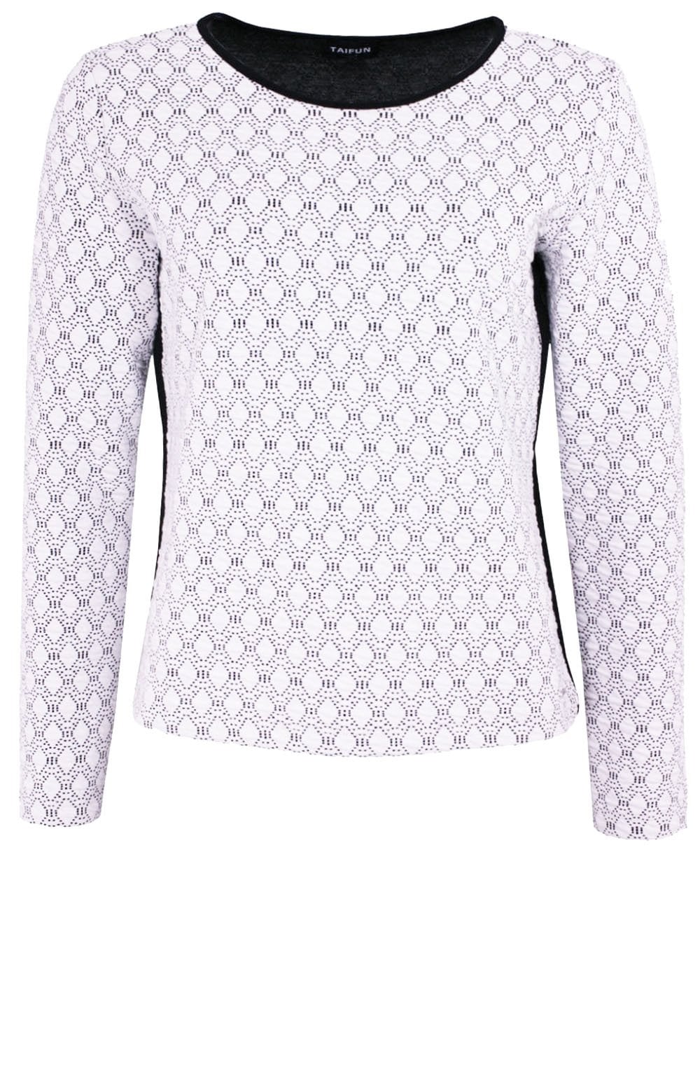 Off White Embossed Top