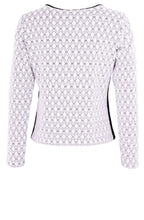 Off White Embossed Top