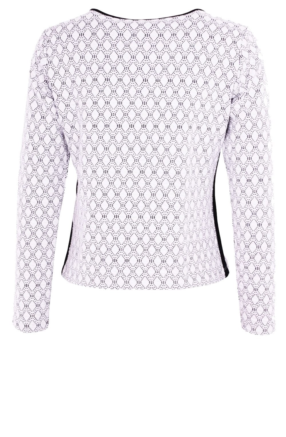 Off White Embossed Top
