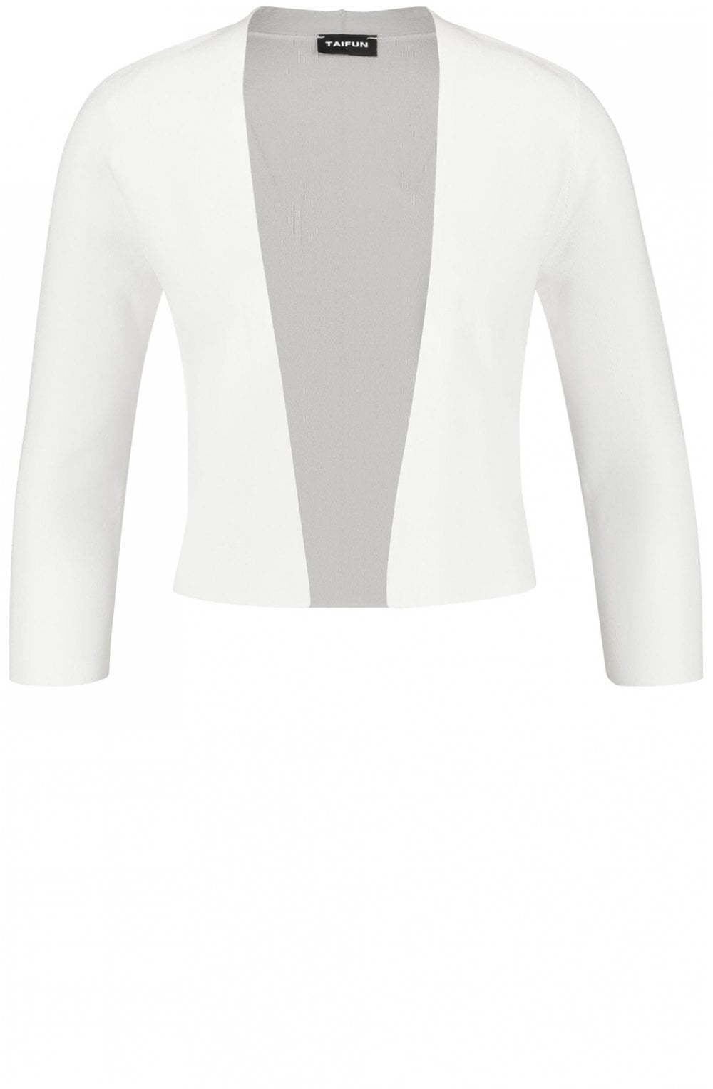 Off White Jersey Knit Jacket