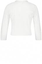 Off White Jersey Knit Jacket