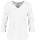 Off White Jersey Top