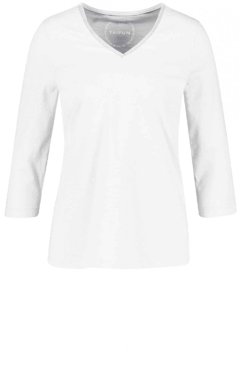 Off White Jersey Top