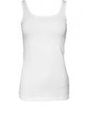 Off White Jersey Vest Top