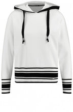 Off White Knit Hooded Jumper