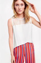 Off White Lace Detailed Blouse