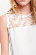 Off White Lace Detailed Blouse