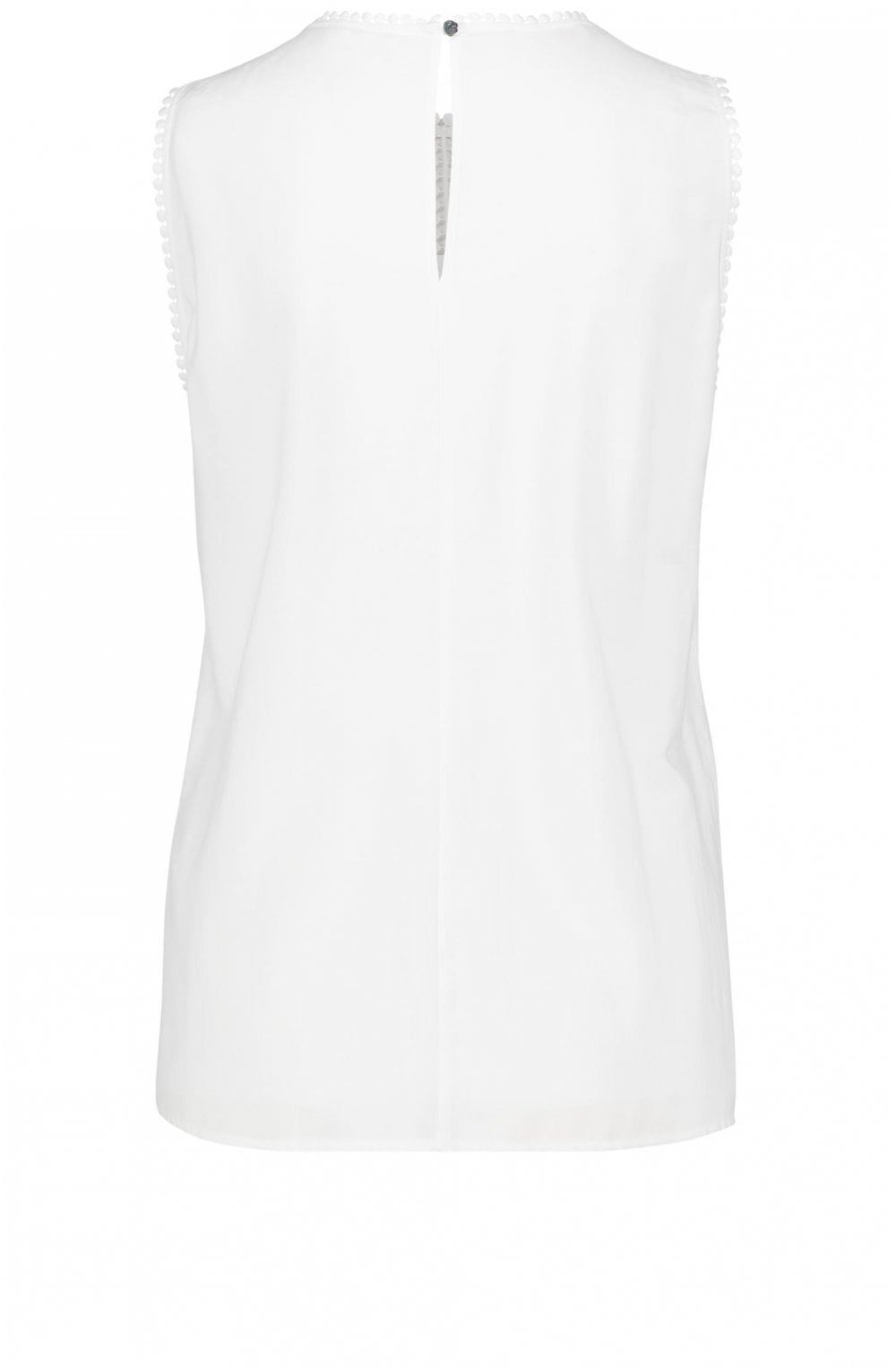 Off White Lace Detailed Blouse