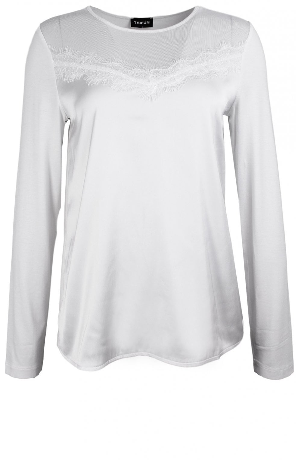 Off White Lace Detailed Top