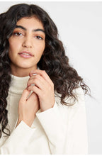 Off White Roll Neck Jumper