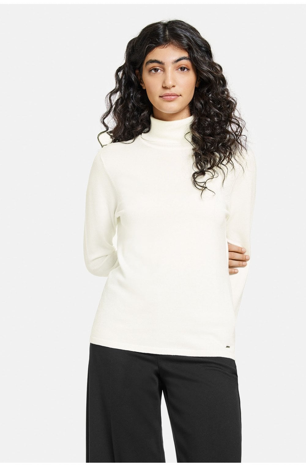 Off White Roll Neck Jumper