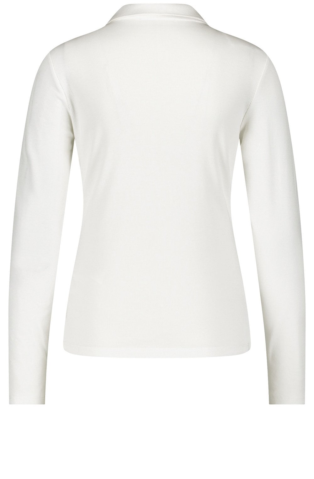 Off White Statement Button Polo Shirt