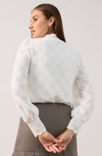 Off White Super Soft Waffle Blouse