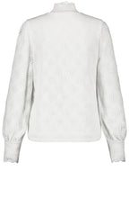 Off White Super Soft Waffle Blouse