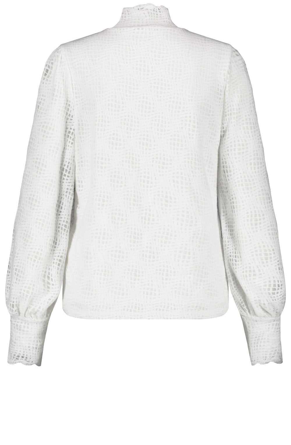 Off White Super Soft Waffle Blouse