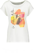 Off White T Shirt with Vibrant Cityscape
