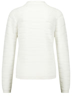 Off White Wavy Texture Jumper