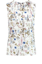 Original Sleeveless Floral Blouse