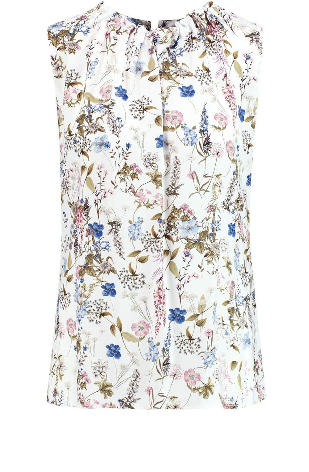 Original Sleeveless Floral Blouse