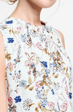 Original Sleeveless Floral Blouse
