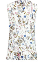 Original Sleeveless Floral Blouse