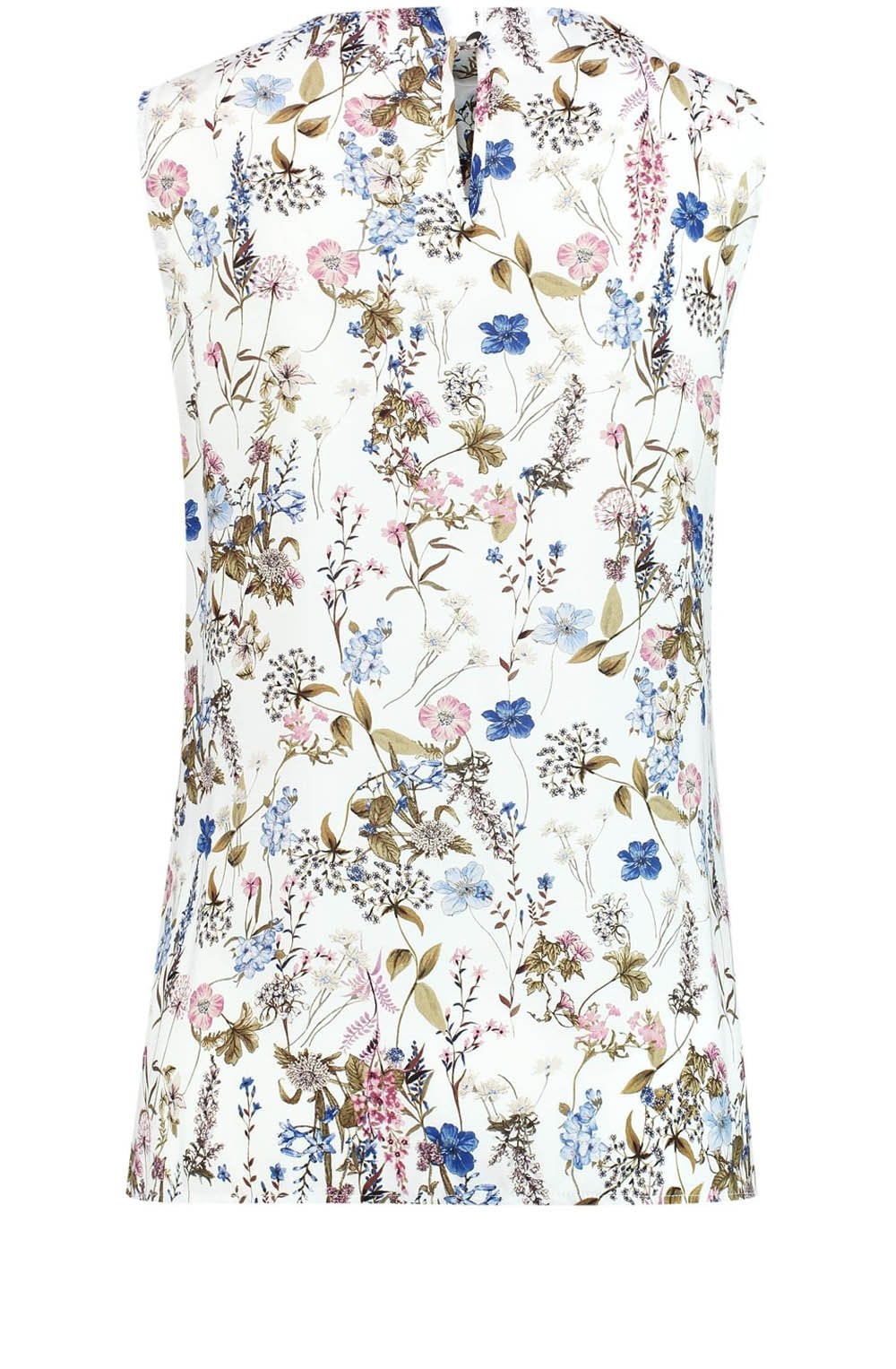 Original Sleeveless Floral Blouse