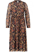 Paisley Print Maxi Dress