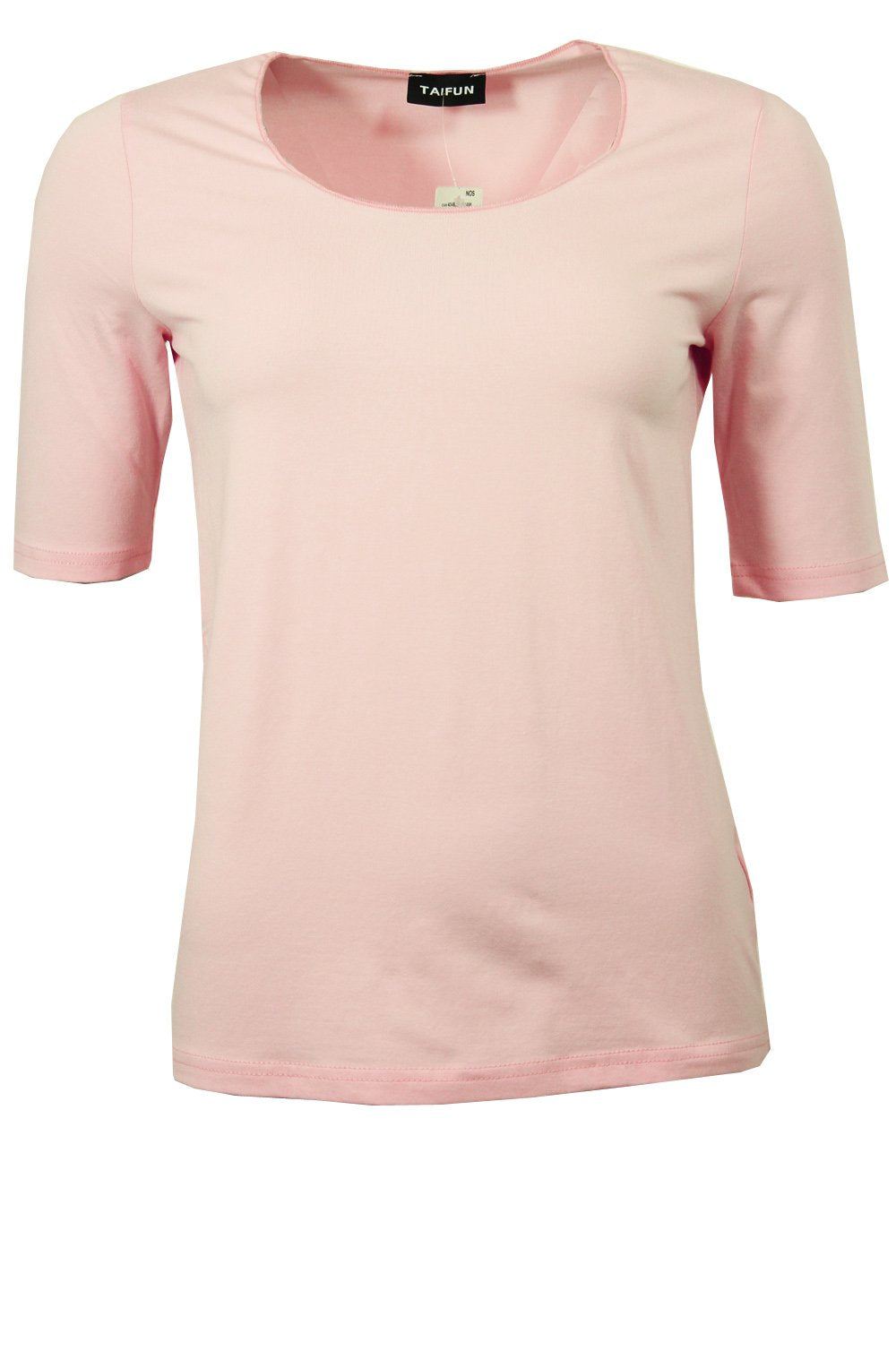 Pale Pink Round Neck T Shirt