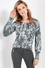 Patterned Jersey Top