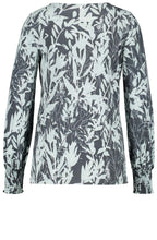 Patterned Jersey Top