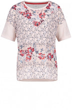 Pink Floral Print T Shirt
