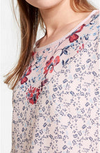 Pink Floral Print T Shirt