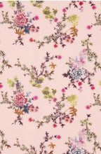 Pink Floral Scarf