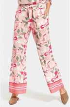 Pink Floral Wide Leg Trousers