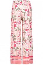Pink Floral Wide Leg Trousers